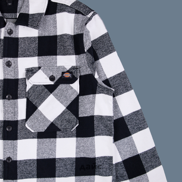 Рубашка мужская Dickies Sacramento Long Sleeve Shirt артикул:WLR23BLK - купить в магазине Дайс