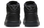 Кроссовки Jordan Air Jordan 1 Mid Se "Black Quilted" (Женская размерная сетка)