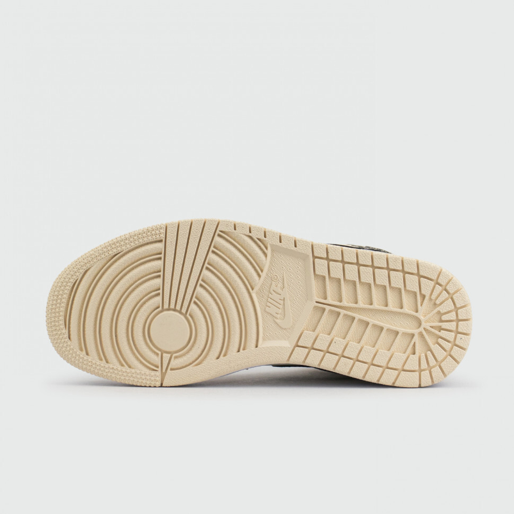 кроссовки Air Jordan 1 Mid Cream Black Wmns