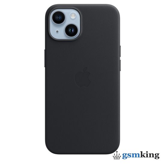 Apple Leather Case with MagSafe iPhone 14 Midnight «Тёмная ночь» MPP43ZM/A