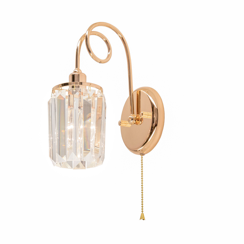Citilux Синди CL330312 Бра хрустальное с выключателем Золото