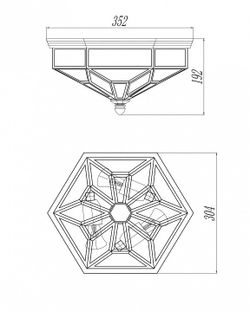 Накладной светильник Maytoni Zeil H356-CL-03-CH