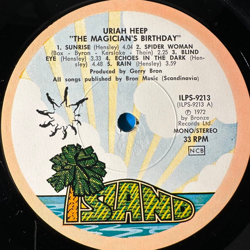 Uriah Heep ‎– The Magician's Birthday (Скандинавия 1972г.)
