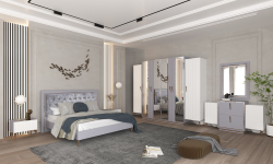 Коллекция "Самира" Серо-белая