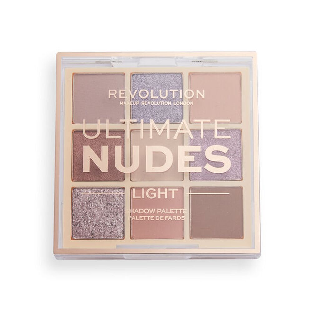 Палетка теней для век Makeup Revolution Ultimate Nudes Eyeshadow Palette LIGHT