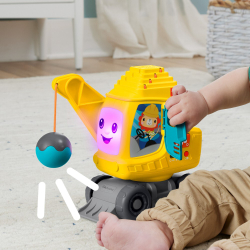 Fisher-Price - Веселый кран "Складывай и считай" + 4 блока HWY64 / артикул   HWY64  / GTIN 194735224166