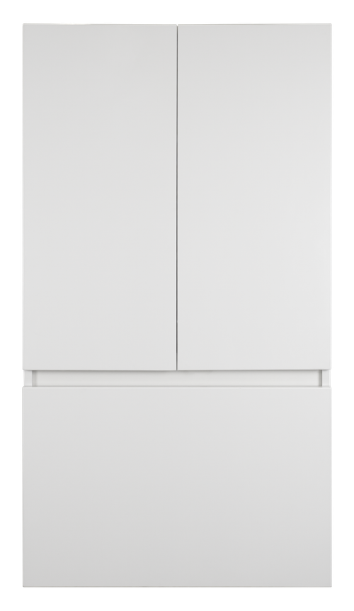 Шкаф Misty Амур 60 с бельевой корзиной над стиральной машиной