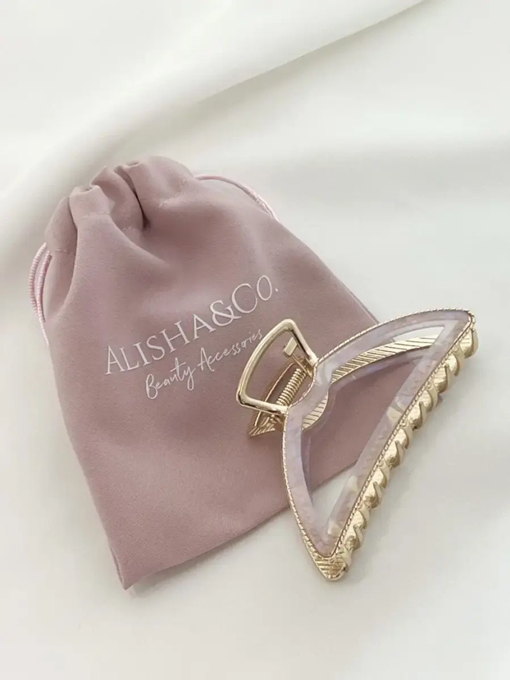 Аксессуар для волос Крабик средний металл Elegance
