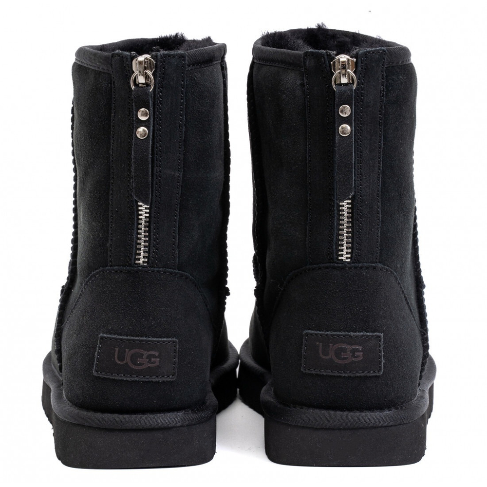 UGG Classic Short Zip II Black