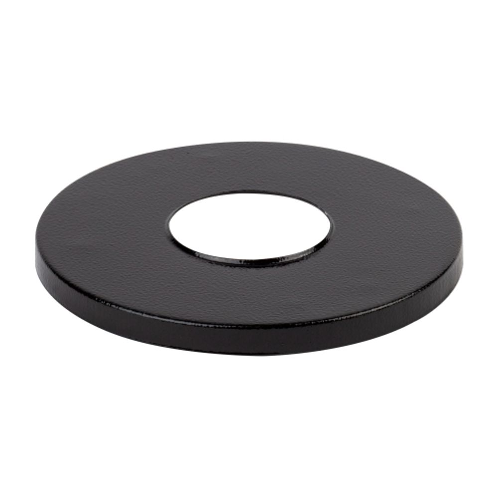 Накладка на опору металлическую ЭРА черная круглая