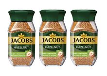 Кофе растворимый Jacobs Hazelnut с ароматом лесного ореха, стеклянная банка 95 г 3 шт