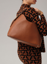 Кожаная сумка Deboro 30982 фундук