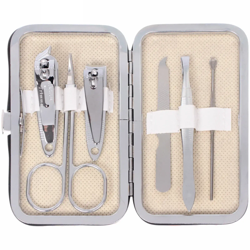 Набор для маникюра в футляре 6 предметов «New Bon Salon - Новогодние подарки», 11*6,5см