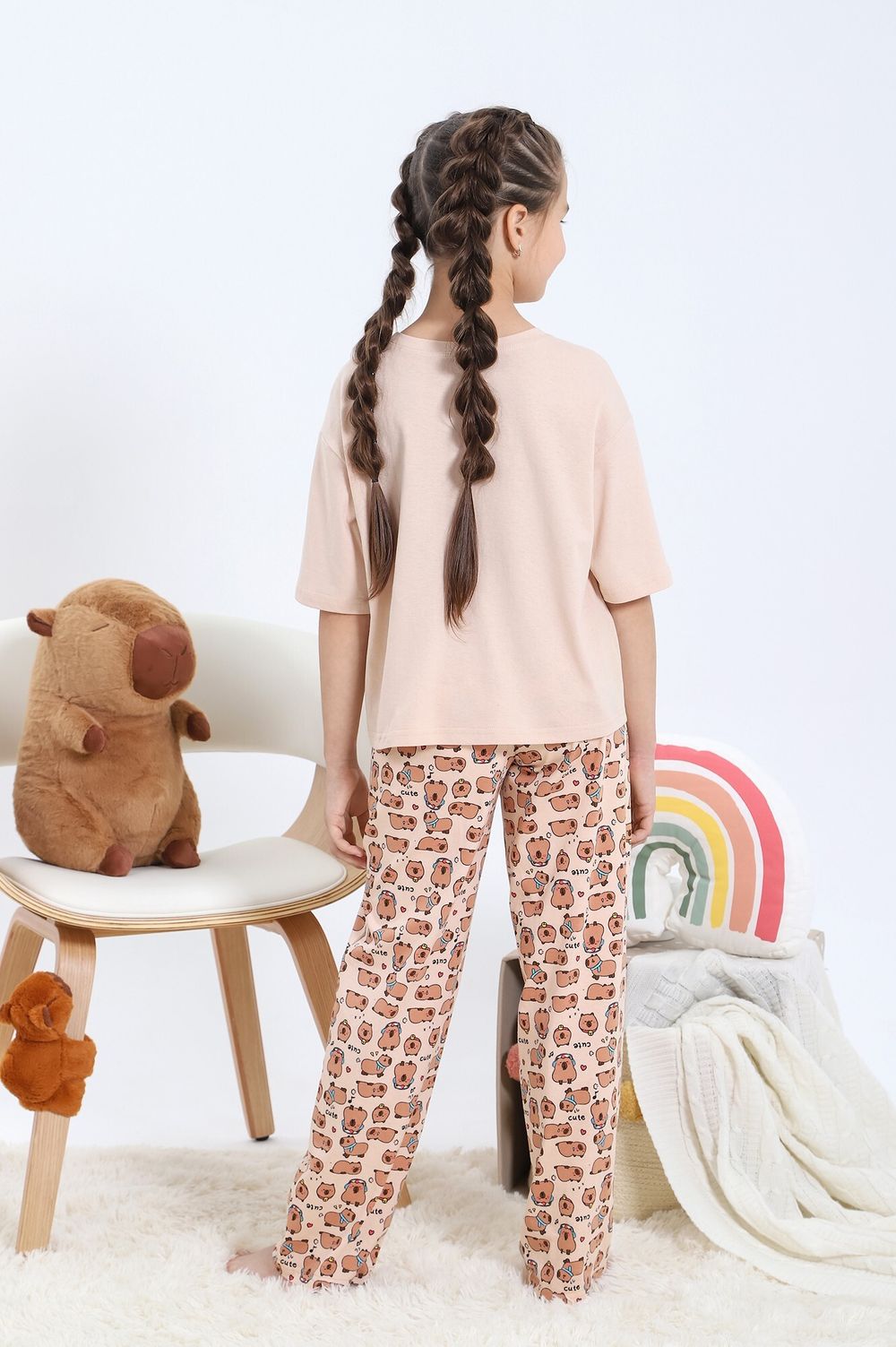 Пижама для девочки Капи-1 Виотекс БЕЖЕВЫЙ