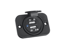 Розетка USB 3,1А c монтажной панелью