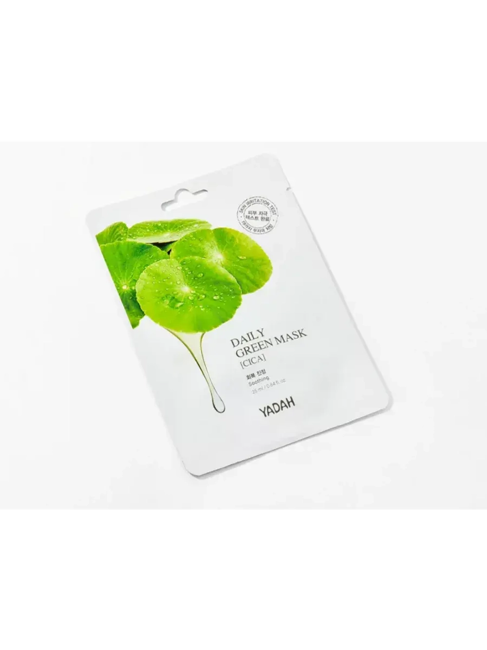 Маска на тканевой основе daily green mask-cica YADAH