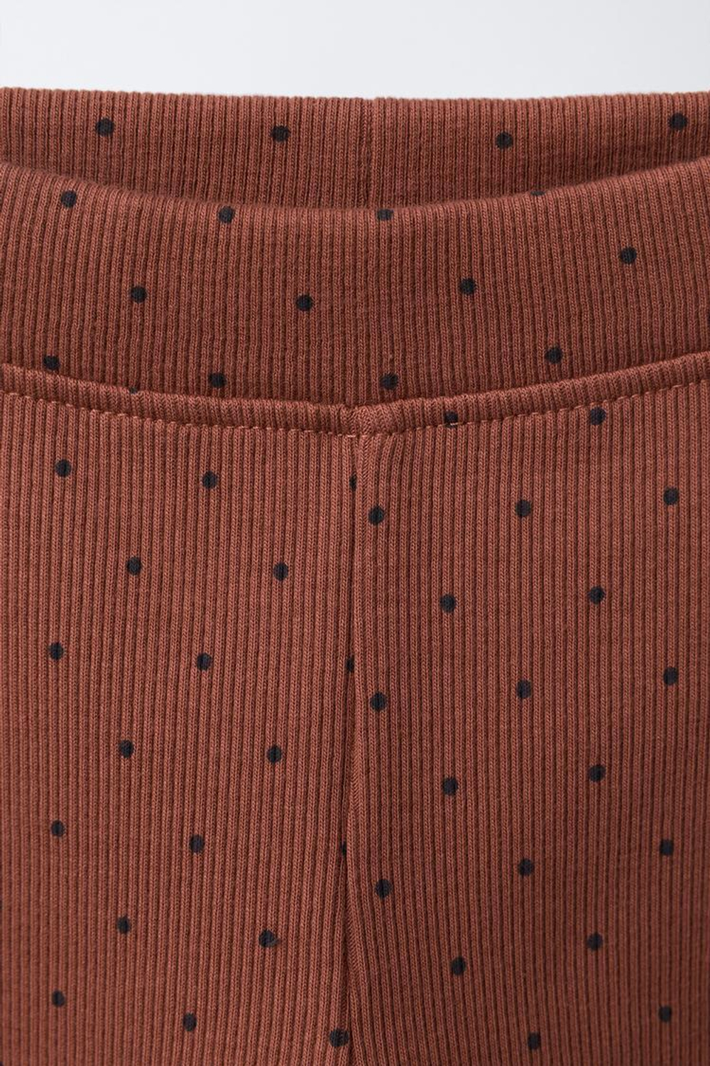 ZARA НАБОР ИЗ ДВУХ ЛЕГИНСОВ С ПРИНТОМ И ОДНОТОННЫХ, ПЕСОЧНЫЙ МЕЛАНЖ