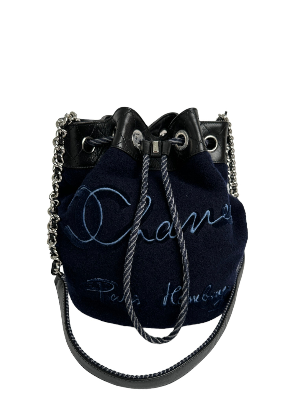Сумка Chanel Bucket Bag Navy blue