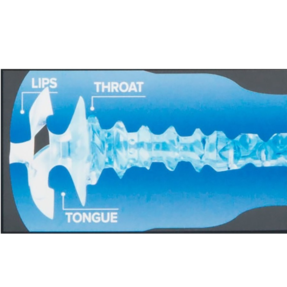 Мастурбатор FleshLight Turbo Thrust, голубой лед