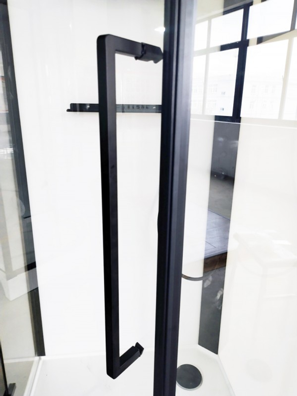 Кабина душевая Esbano (Эсбано) ESM-QUADRO-90 L, с низким поддоном, с гидромассажем, 90х90х215