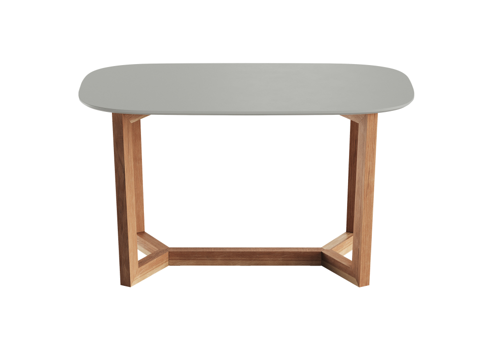 Стол обеденный Cross 2 140*80 см (светло-серый, бук)