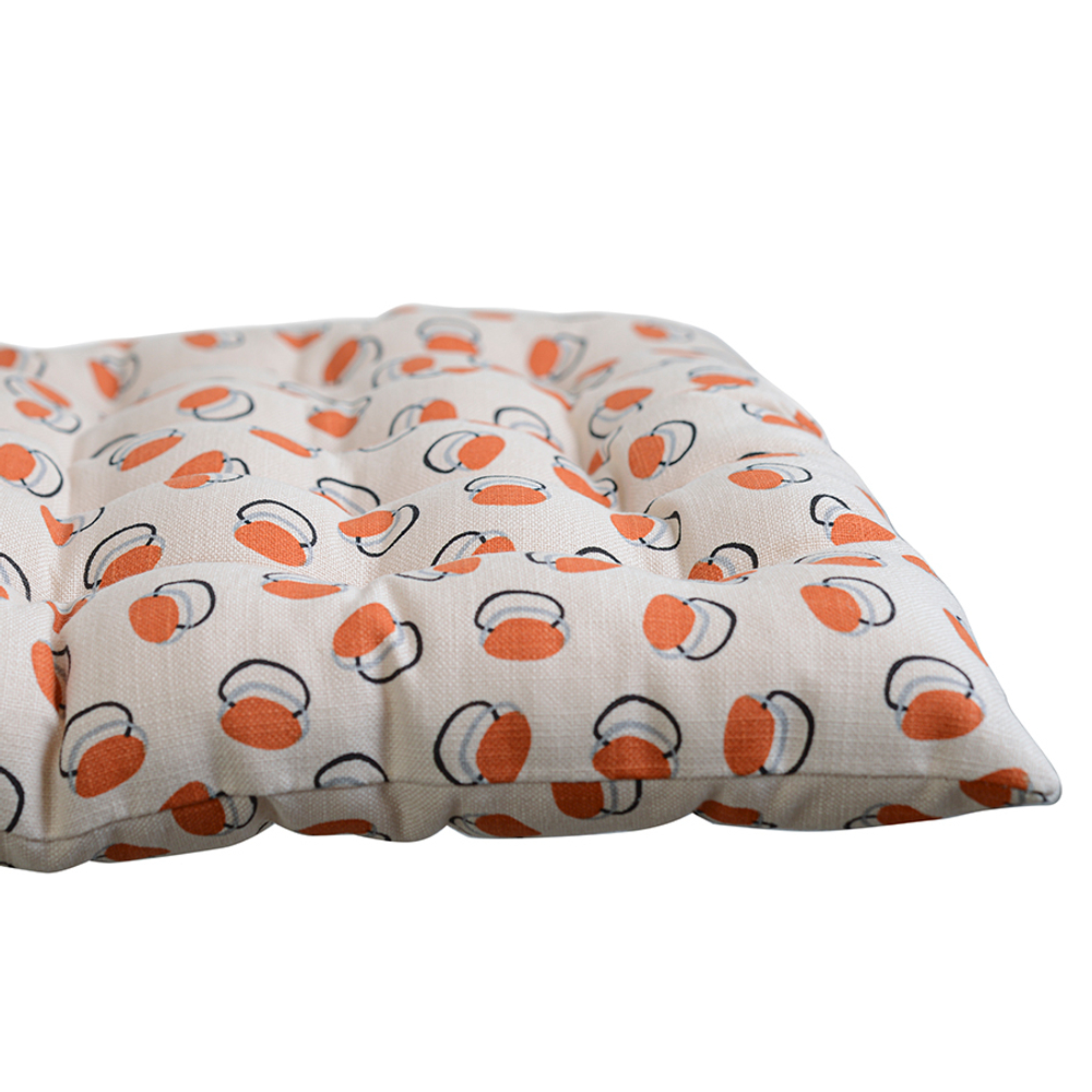 Подушка на стул стеганая 40х40 Tkano Russian North Ягоды