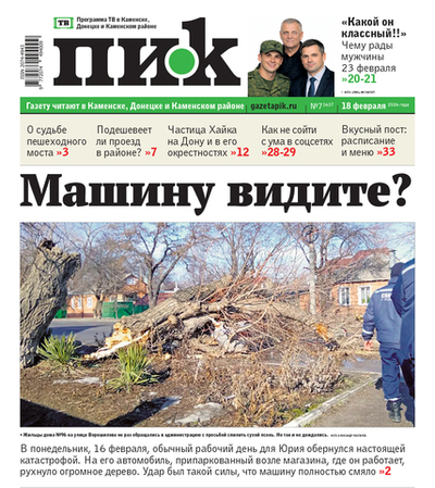 Газета "ПИК" № 7 от 18.02.2026