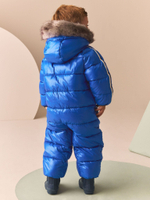 Комбинезон утепленный с капюшоном для мальчика Next Q78-742, Синий