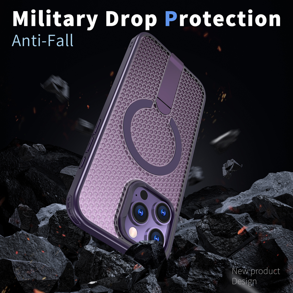 Прозрачный чехол Mesh Pro Magnetic Case для iPhone 16 Pro Max