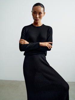 Джемпер SHANTY с длинным рукавом, чёрный