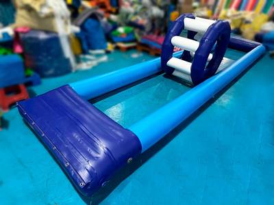 Надувной бассейн «Поймай осьминога» с водными модулями, 25*15*3,5 м