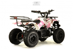 Детский электроквадроцикл TIKI Розовый камуфляж