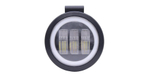 Прожектор LED-СТГ -круг 30W (90*55*60) 3Lens +ДХО бл/дальн шт (LED-9798-30w-RING-ROUND) NTS