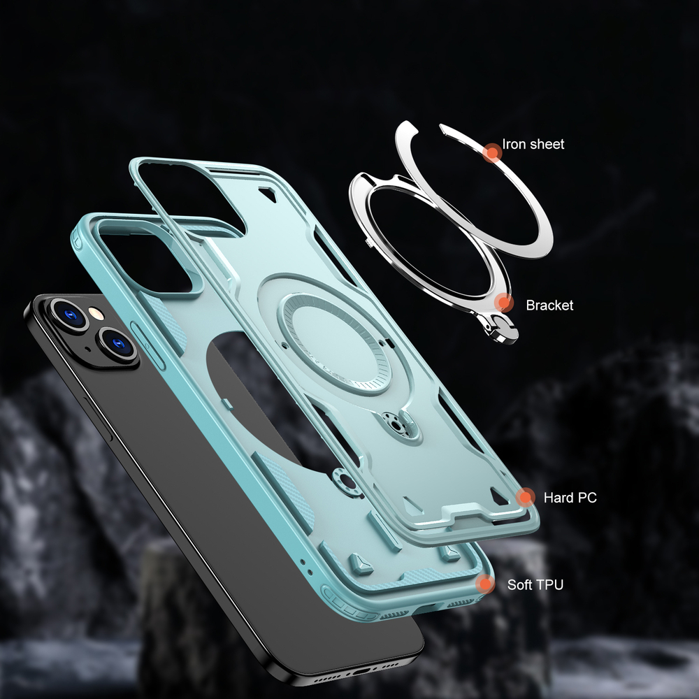 Чехол Magneto Case с кольцом для iPhone 15