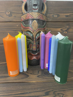 Свеча магическая белая 20 см, 60 г, 6 часов