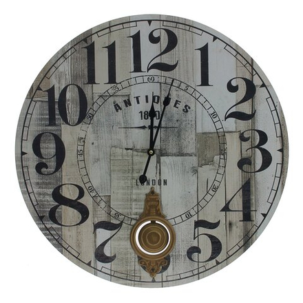 GAEM Часы настенные декоративные, L58,5 W4,5 H58 см, (2xАА не прилаг.)