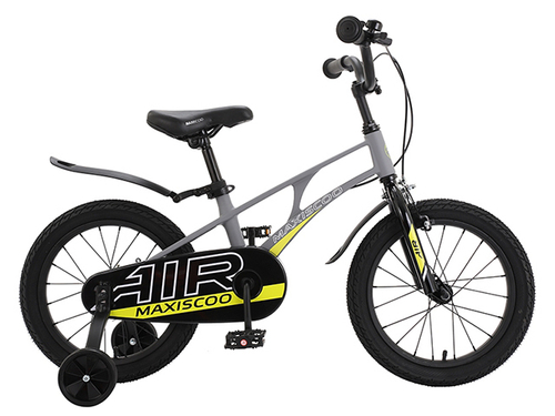 Велосипед 16", MAXISCOO "Air", Стандарт Плюс, Серый Матовый (2023)