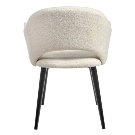 Стул Bradex Home Bruno белый, искусственный мех