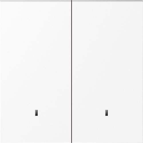 Клавиша 2-я с подсветкой, глянцевый белый, серия S08