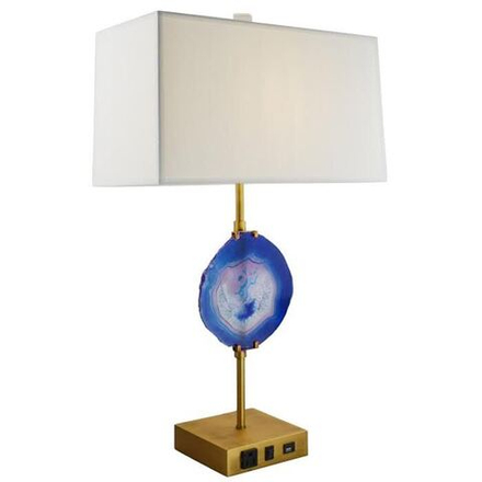 Настольная Лампа Blue Agate Table Lamp By Imperiumloft