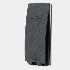 Чехол для Samsung Galaxy S24 Ultra из натуральной кожи теленка, черного цвета