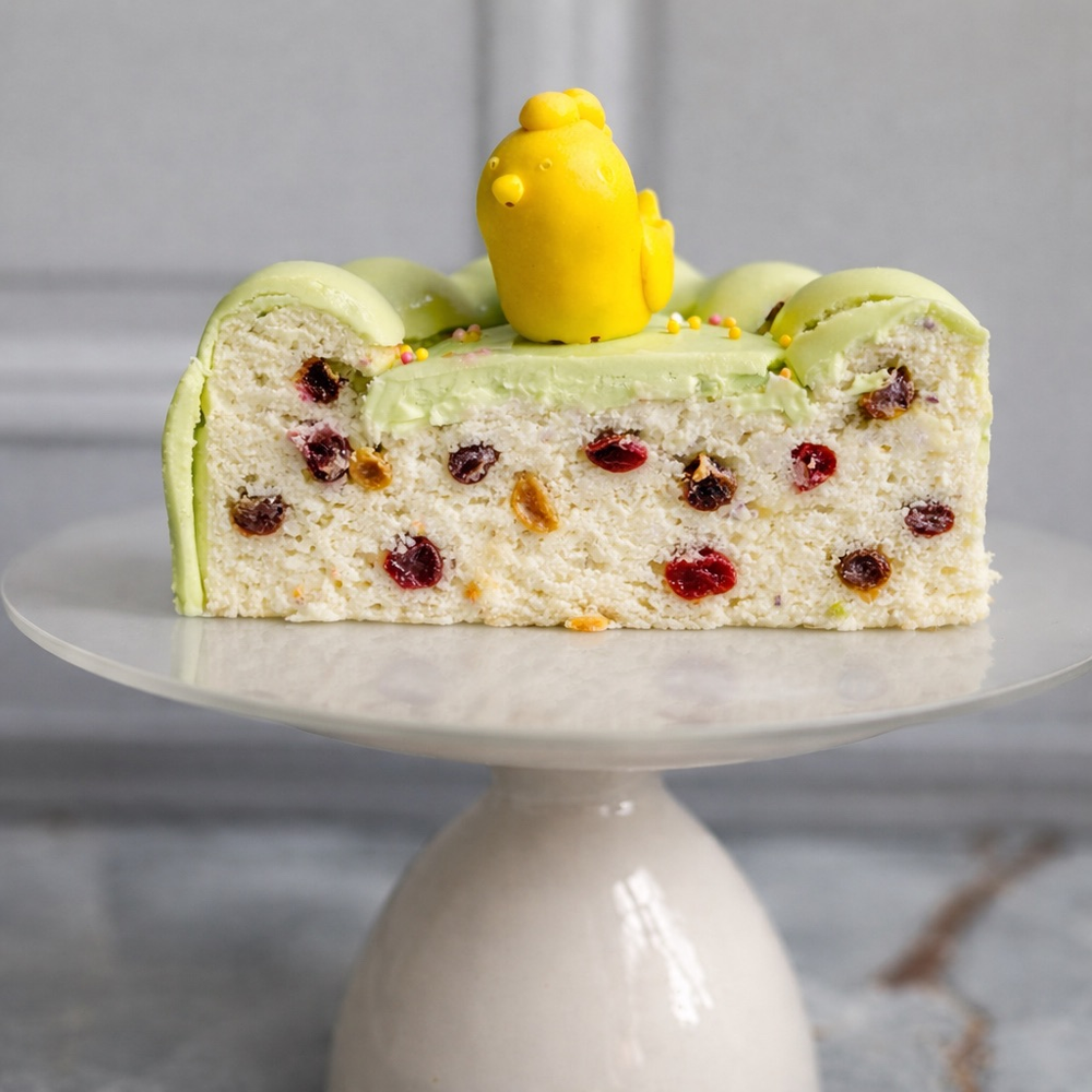 Творожная бенто-пасха Ванильная в форме ромашки