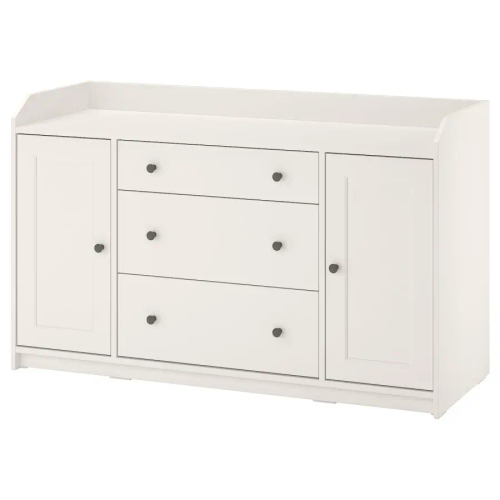 Шкаф - HAUGA IKEA/ ХАУГА ИКЕА,  140x84 см, белый