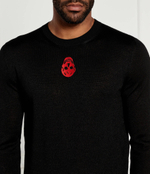 Шерстяной свитер JUMPER Alexander McQueen - черный(807302 Q1BBY)