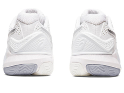 Женские Кроссовки теннисные Asics Gel-Resolution 9 Clay - white/pure silver