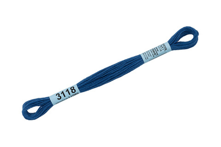 Мулине "Gamma", 100% хлопок , 8 м, №3118