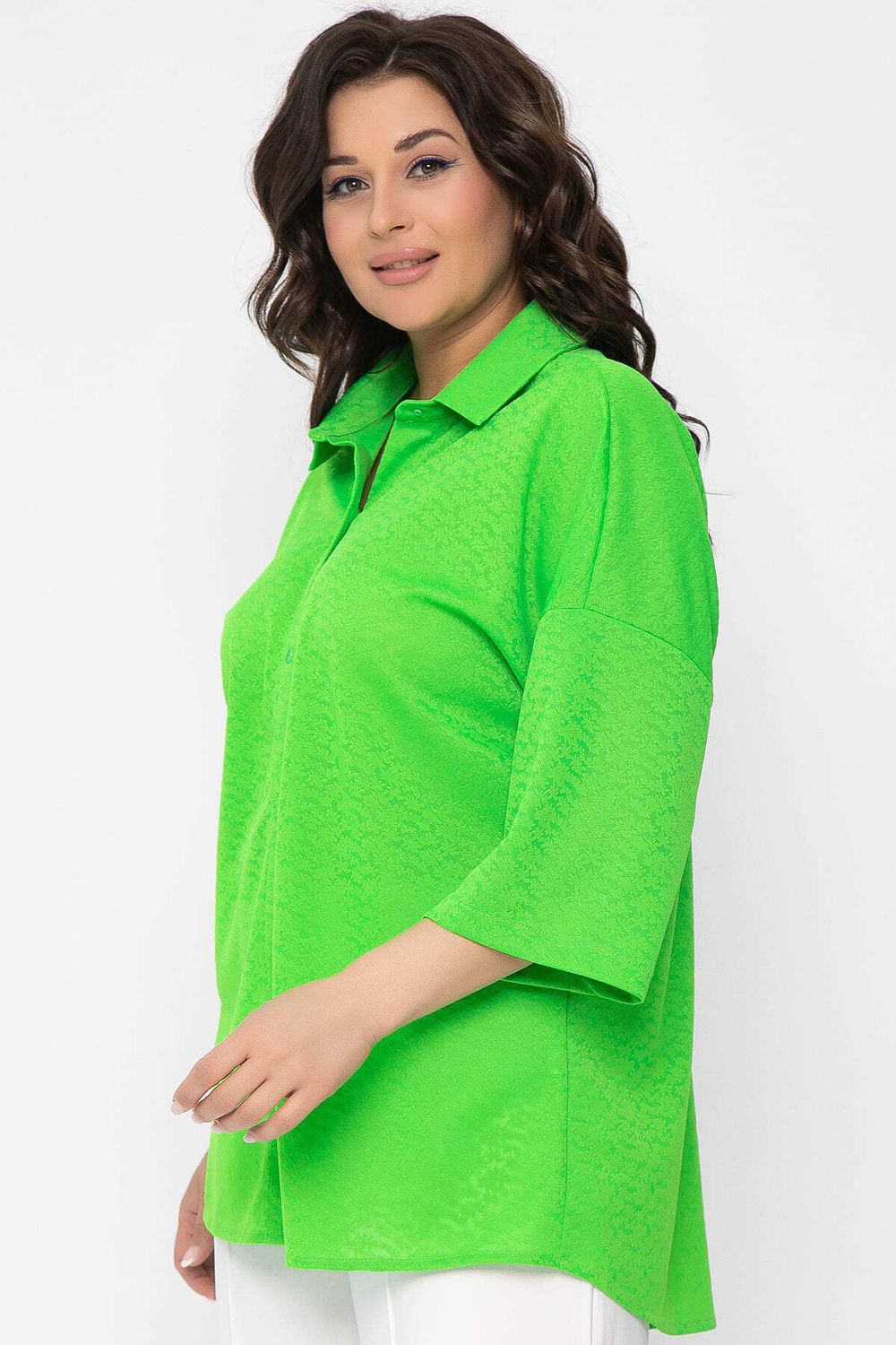 Рубашка Медея (зеленое яблоко) Б13555-13М LT Collection