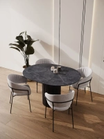 Стол кухонный Чёрный Муар 110х110х74 см