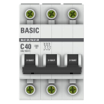 Автоматический выключатель 3P 40А (C) 4,5кА ВА 47-29 Basic