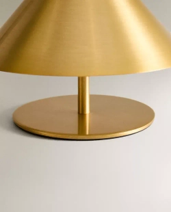 ZARA HOME БЕСПРОВОДНАЯ ЖЕЛЕЗНАЯ ЛАМПА, ЗОЛОТОЙ